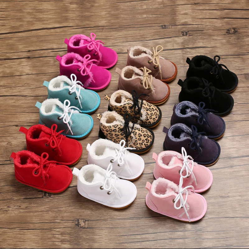 

Newborn Baby Socks Shoes Boy Girl Toddler First Walkers thicker Booties Cotton Anti-slip Warm Infant Crib Shoes C210 TX02