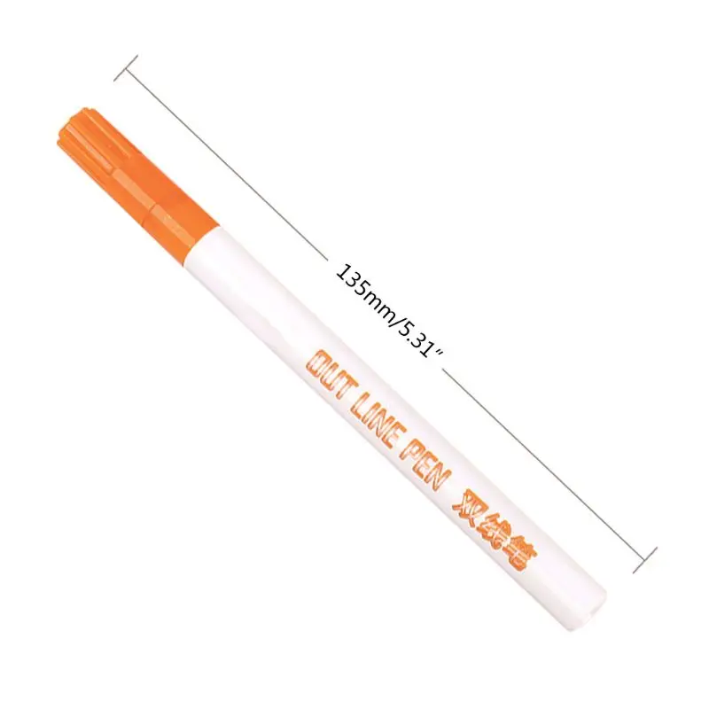 

8Pcs Colorful Double Line Outline Pen Gift Card Writing Drawing Pens Stationery