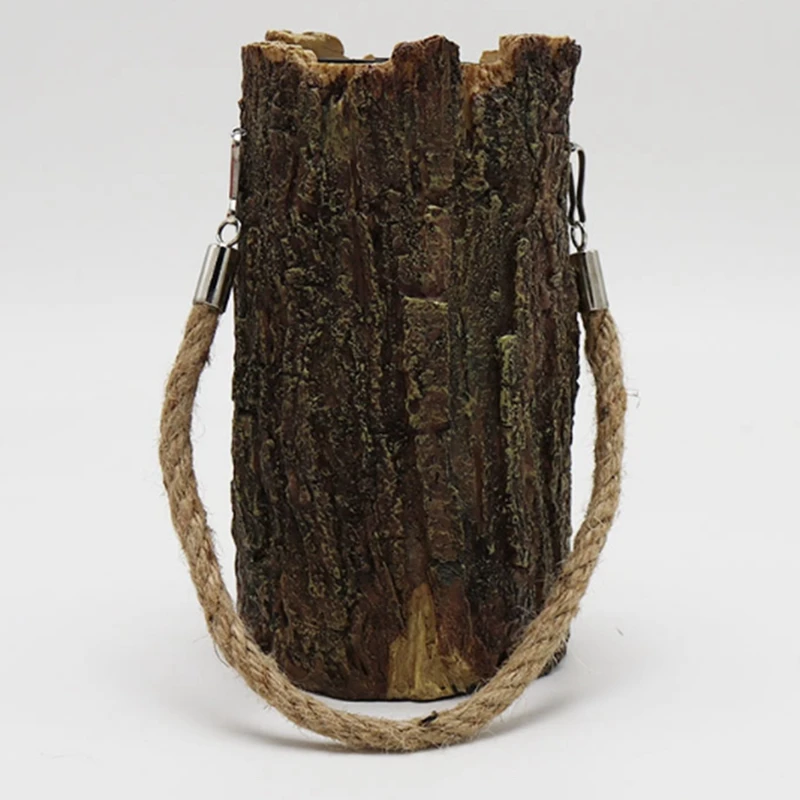 

New Products Resin Solar Tree Stump Owl Lawn Night Light Solar Outdoor Light Solar Garden Light-ABUX