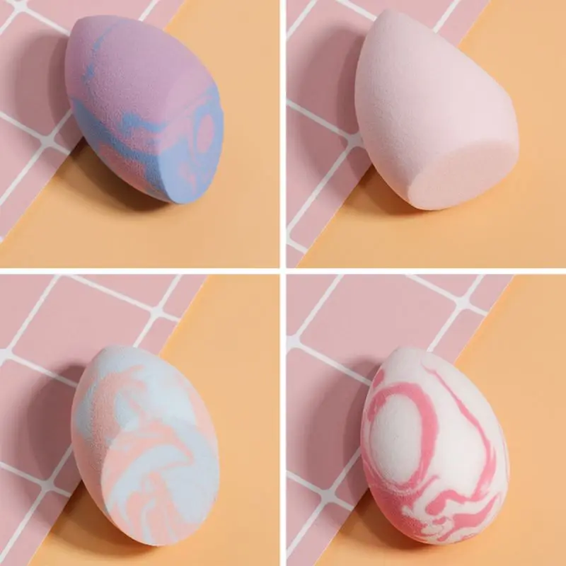 В форме капли воды сухой и влажный двойного назначения Косметическая пуховка