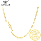 JLZB 24K ожерелье из чистого золота настоящая AU 999 цепочка из твердого золота Красивая высококлассная модная классическая бижутерия для вечерние Лидер продаж Новинка 2020