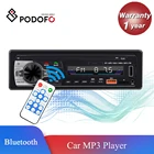 Podofo 1 Din автомобильный Радио стерео плеер цифровой Bluetooth Видео MP3 плеер FM Радио стерео аудио ISO USBSD с в тире AUX вход