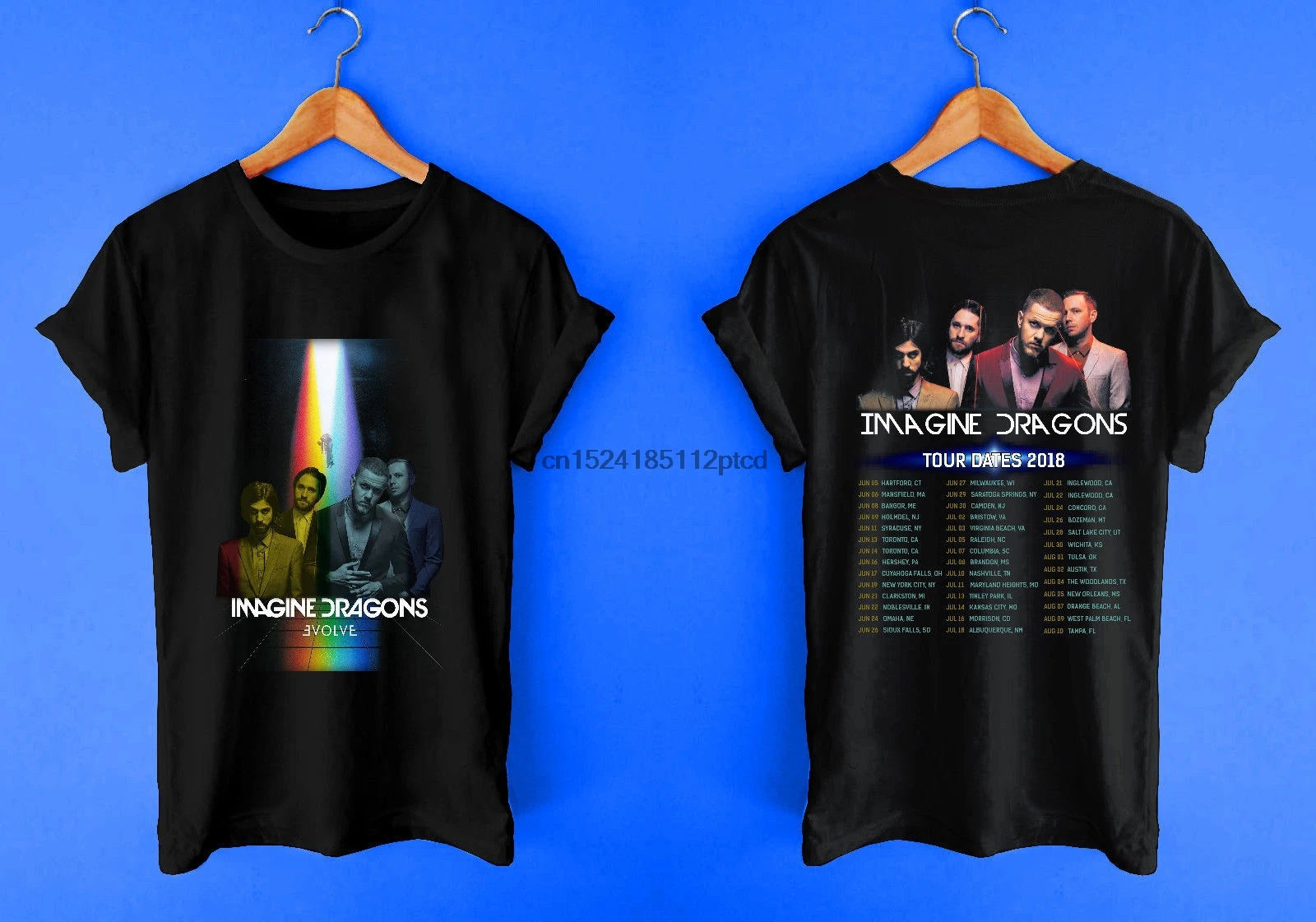 Представляем дракона Evolve Tour 2018 Rock черная новая футболка повседневная мужская S-3XL