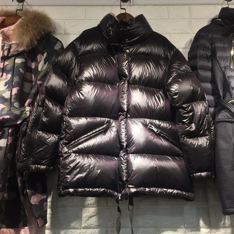 2020 новое зимнее модное женское пальто на утином пуху повседневные свободные