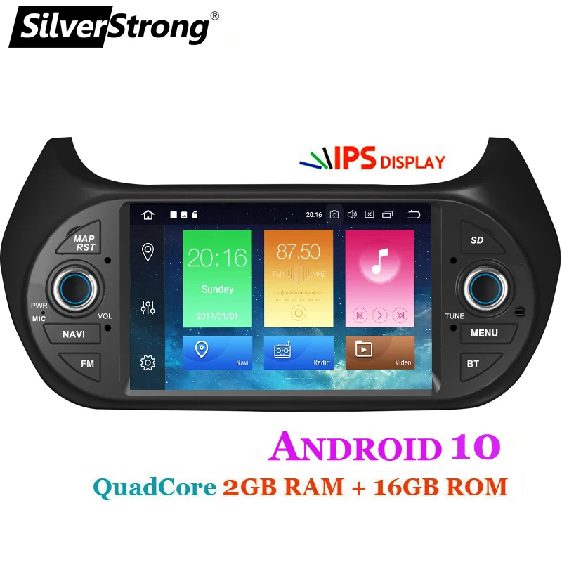 

IPS DSP 4G+64G 1 Din Android 10 Car Radio GPS DVD Multimedia For FIAT Fiorino Qubo Citroen Nemo Peugeot Bipper Naviagtion Stereo