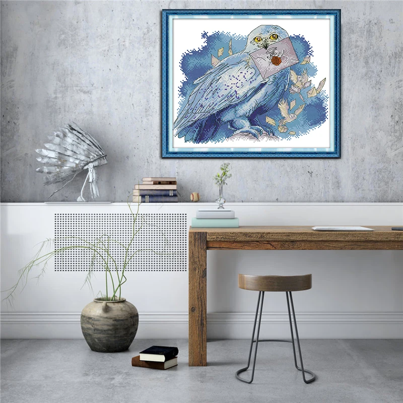 Joy Sunday Набор для вышивки крестиком с животным рисунком 11 и 14CTCanvas Счетный