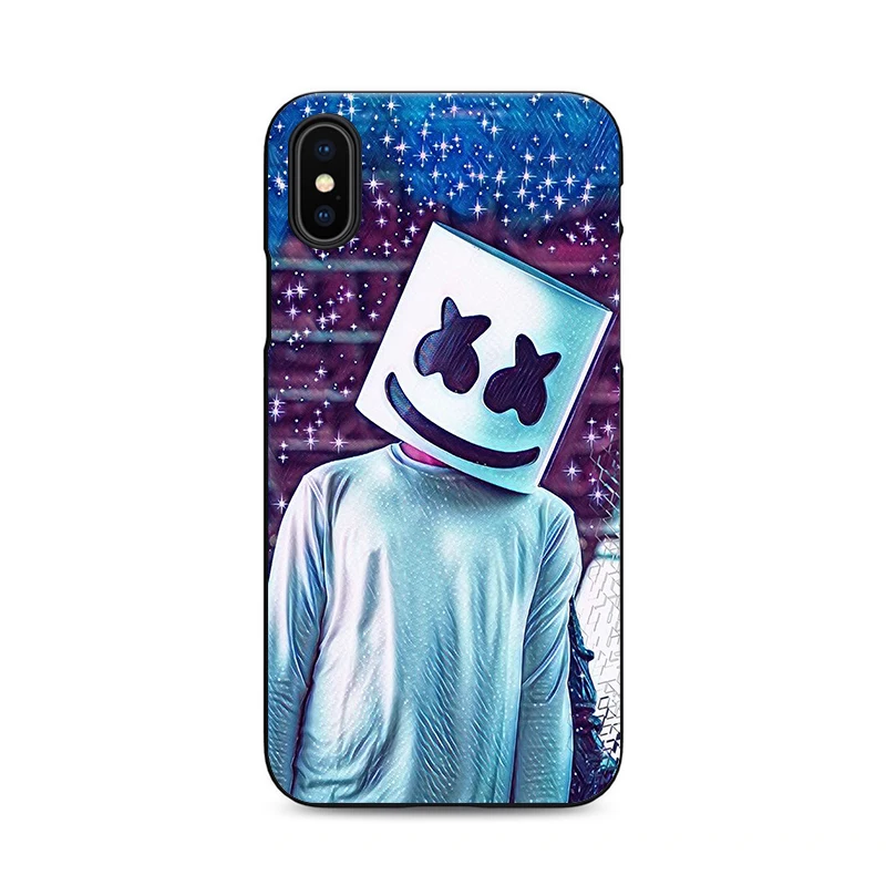 5323 Dj marshmallow чехол для iphone 7 plus чехол мягкий tpu черный чехол для телефона Чехлы для iphone X XR XS MAX 6 6s 7 8 plus 5 coque fundas - Цвет: 5323
