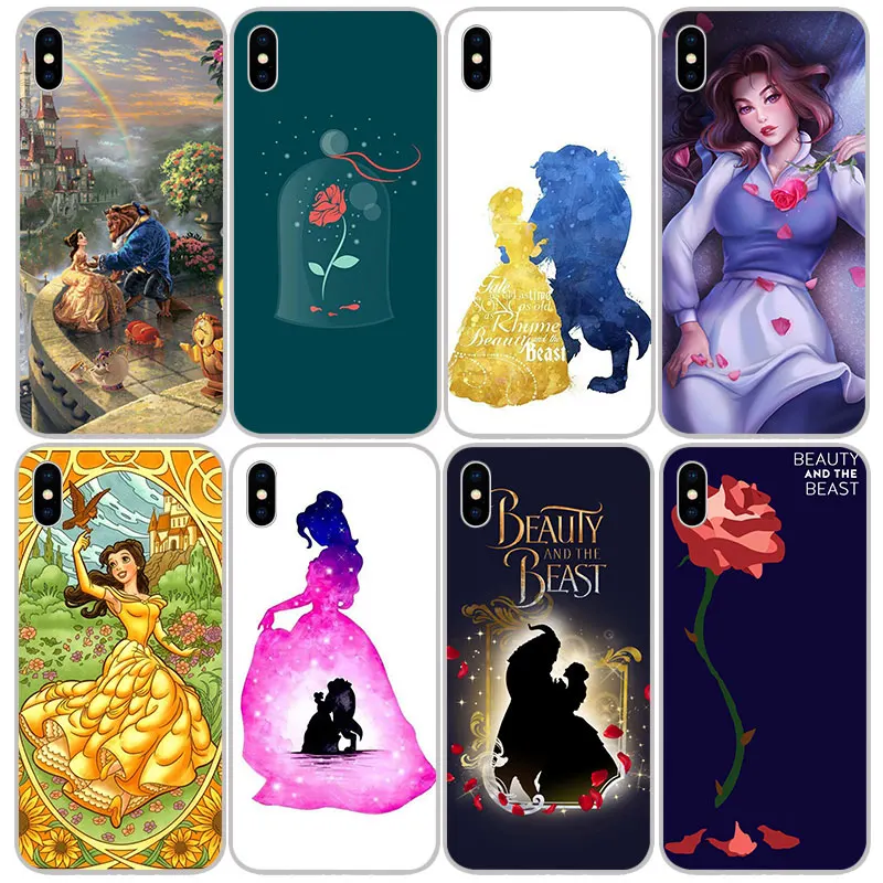 Красавица и Чудовище арт чехлы из мягкого силикона TPU Чехлы для iPhone 11 Pro XS Max X XR 8 7 6S