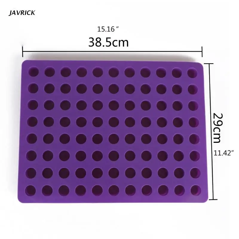 

88 Cavity Small Cylinder Silicone Mold Soap Ice Tray Mould Epoxy Resin Tools