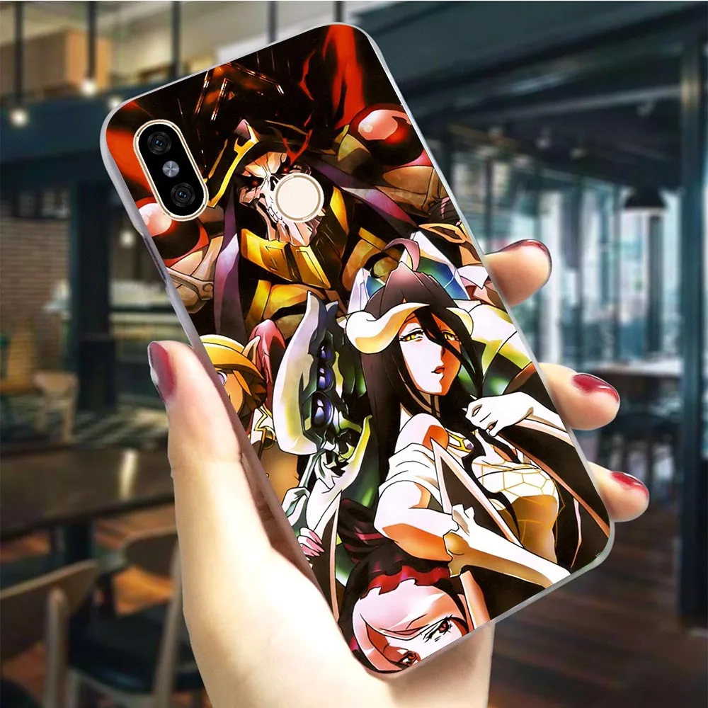 Overlord III чехол для телефона аниме Red mi 7 Чехол Note7 7Pro 4A 5A 6A 7A 4X 6 Mi A1 A2 Lite Note 4 5 Pro Жесткий