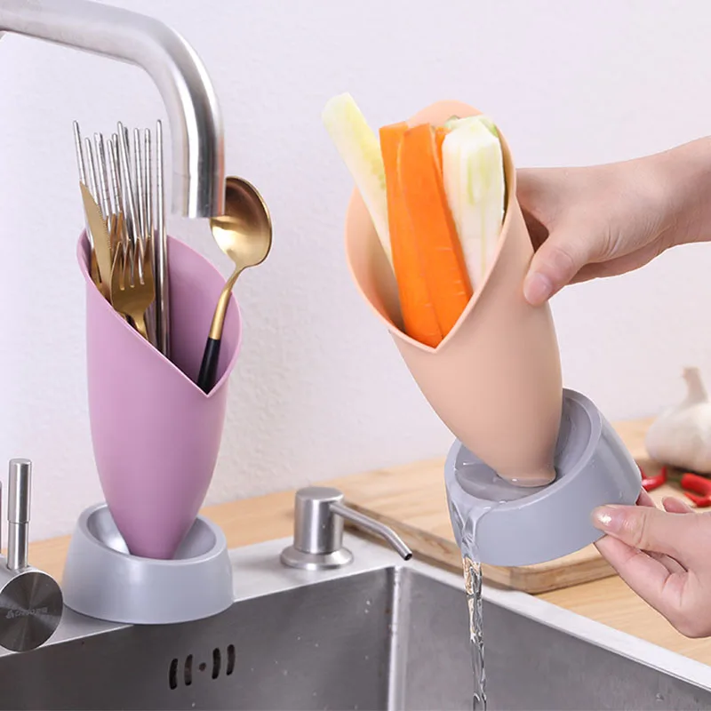 

Бытовой Органайзер для хранения, многофункциональная коробка для хранения палочек, кухонная вилка, ложка, слив посуды держатель для палоче...