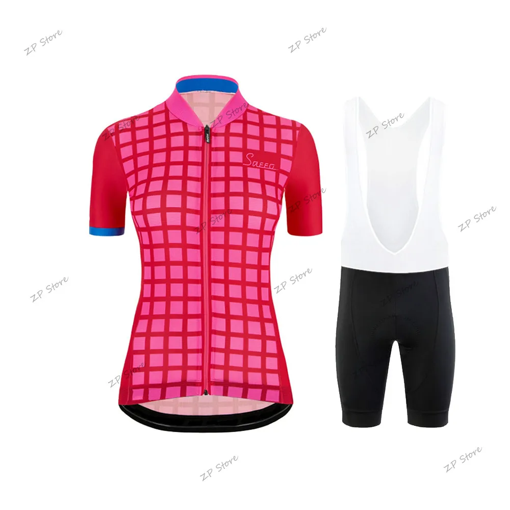 Летний женский комплект для велоспорта Jersey2020 дышащий с защитой от