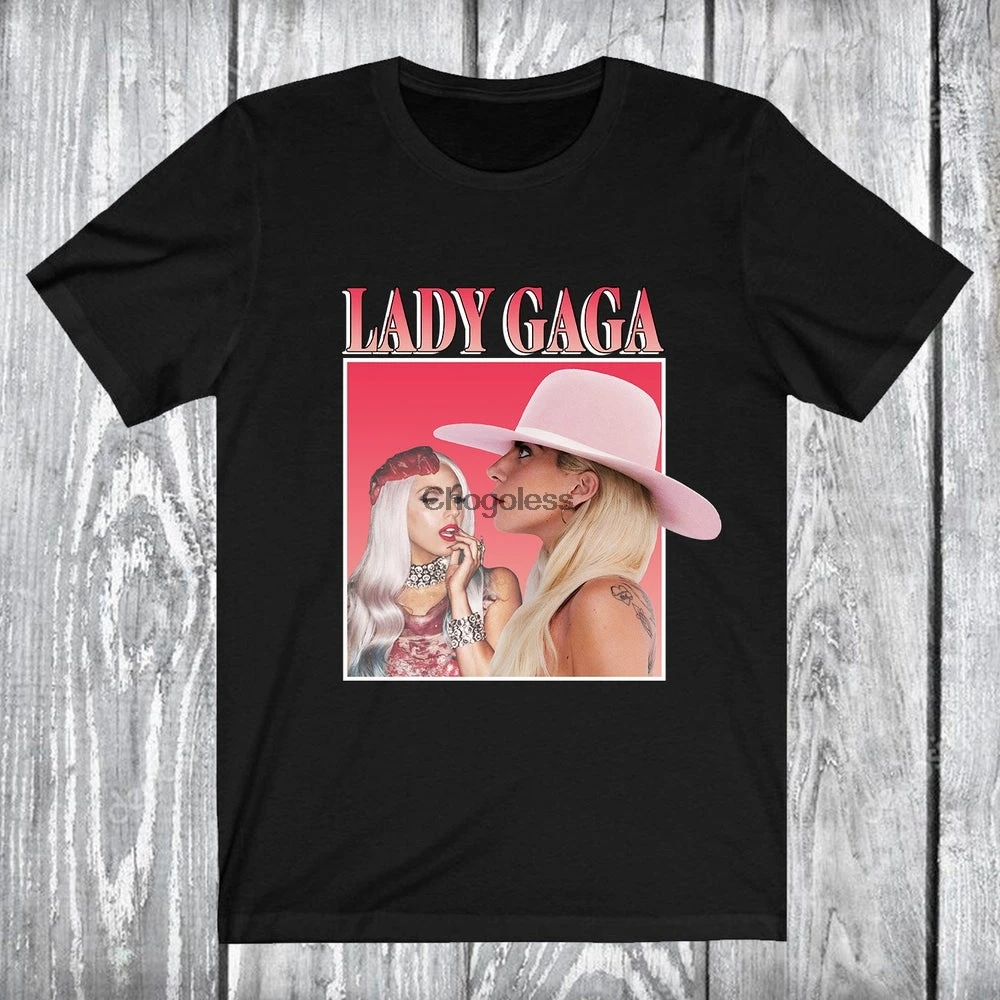 

Lady Gaga Shirt Vintage Unisex Black T Shirt Unisex Jersey Short Sleeve Tee