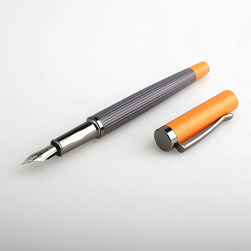 

1Pcs Luxury Metal Fountain Pen Elegant Retro Morandi Color Excellent Business Office Student School stationery Pen