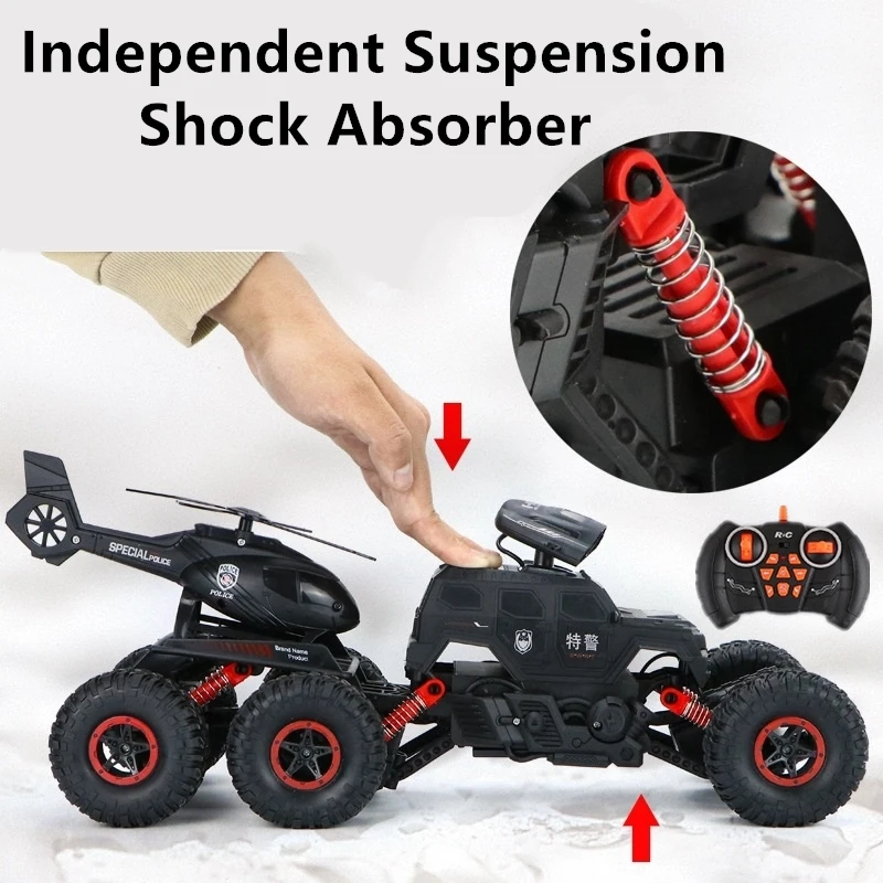 Детский внедорожник высокоскоростной 6 колёс 2 4 ГГц радиоуправляемая игрушка |