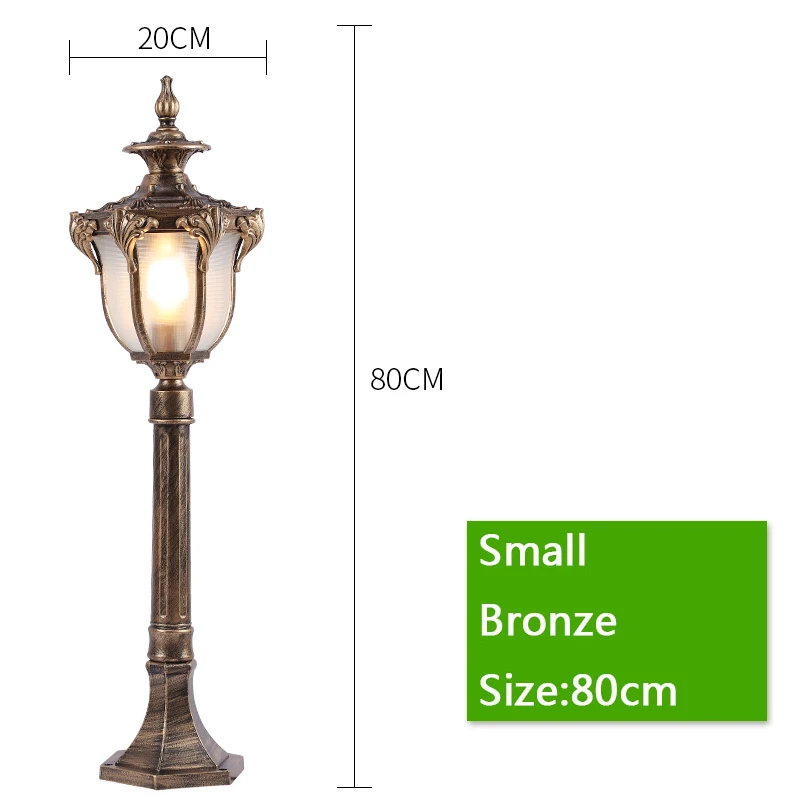 

Уличный фонарь WECUS черный алюминий IP54