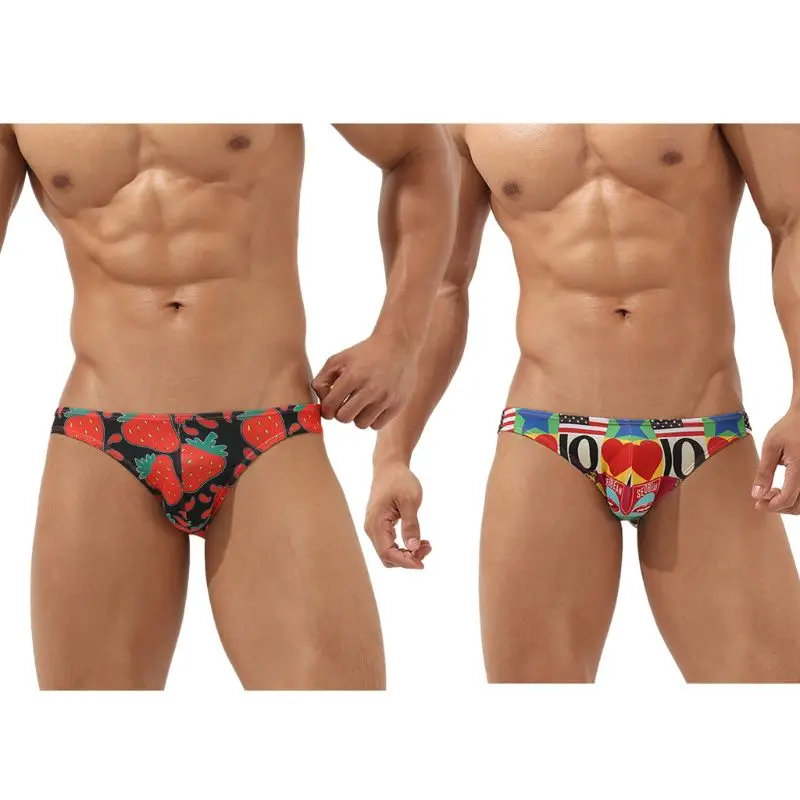 Пикантные мужские плавки RXBC с низкой талией трусы пляжная одежда бикини серфинг
