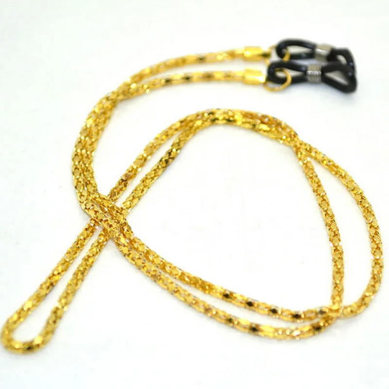 Цепочка для очков женщин металлические шнуры противоскользящие ремешки