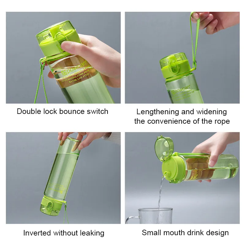 Спортивные бутылки для воды дорожная бутылка минималистичные шейкеры 400 мл/500 мл