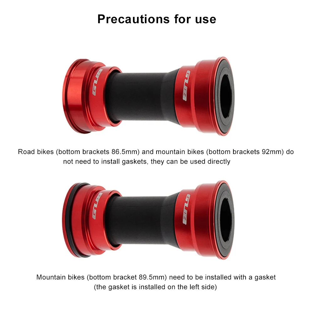 

BB92 BB90 BB86 MTB Road Mountain Bicycle Press Fit Bottom Brackets with Ceramic Bearings for Prowheel 24mm Crankset Chainset