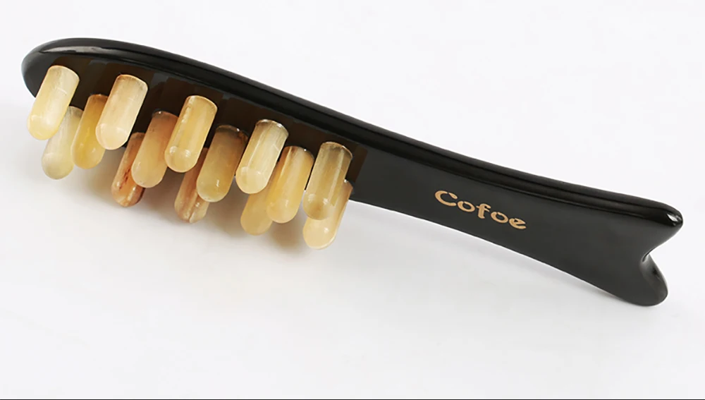 Расческа Cofoe gua sha массажная для ногтей тип рыбы бридиан расческа массажа головы