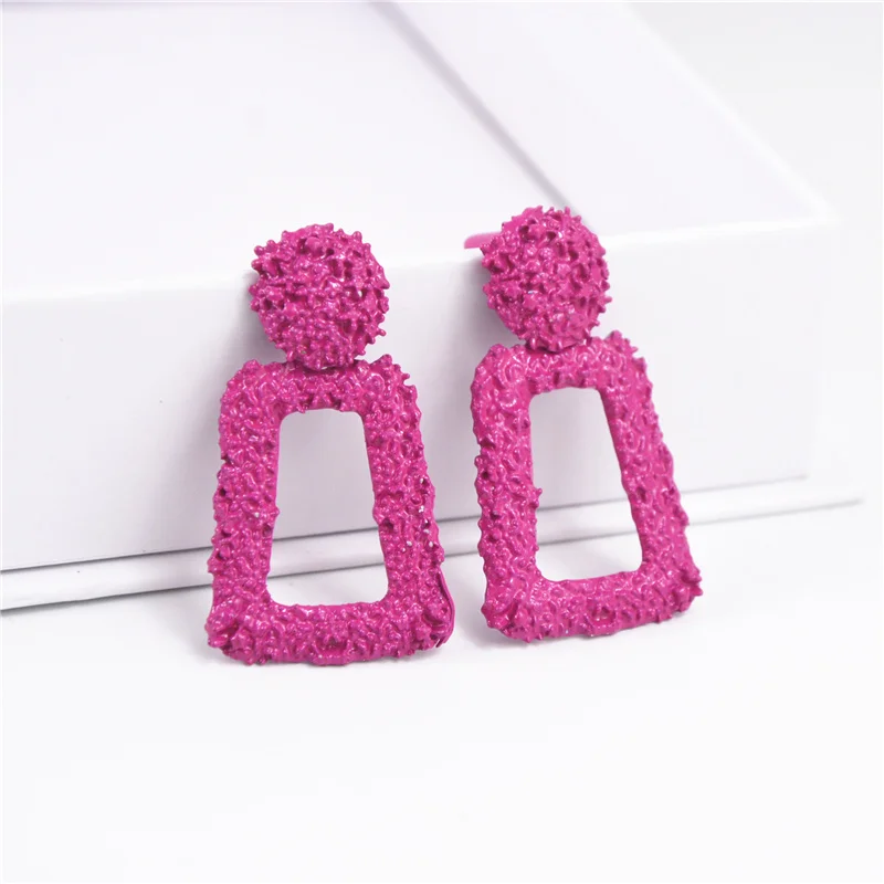 ZCHLGR модные эффектные маленькие серьги геометрические для женщин висячие в форме