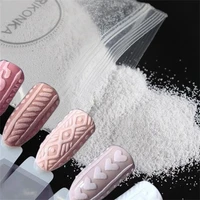 shiny nail glitter powder candy sugar coating effect transparent white colorful pigment dust decorations nail art accessories