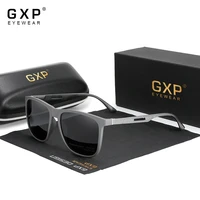 gxp 2021 boutique tr90 frame aluminium men driving polarized sunglasses women square shades uv400 lens oculos de sol