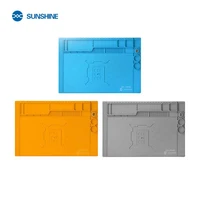 sunshine ss 004e multi function high temperature resistance insulation silicone pad desk mat maintenance platform with magnetic