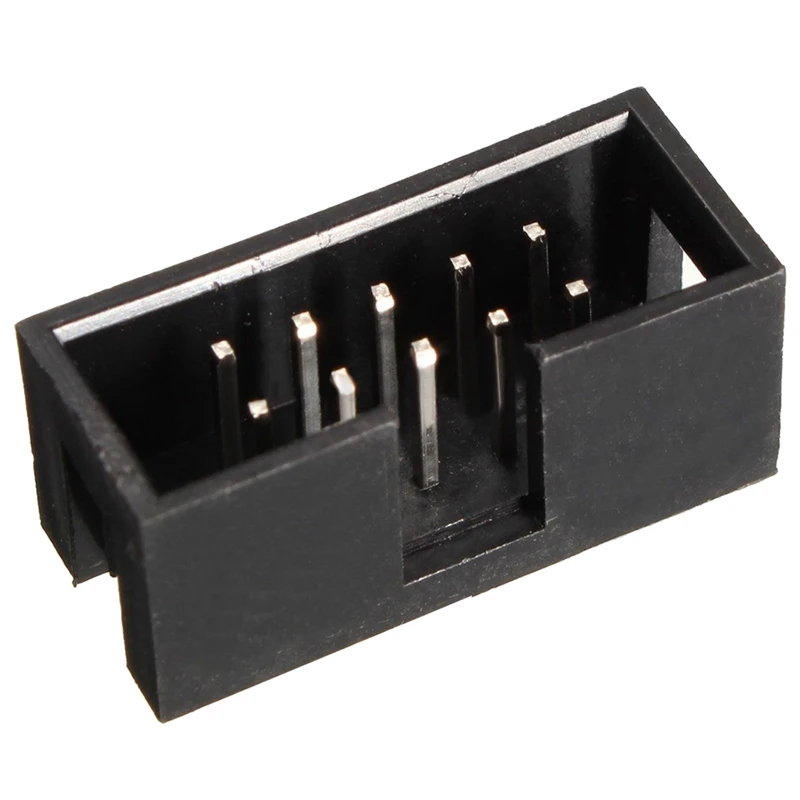 20x2 54 мм 10Pin 2x5pin двойной прямой ряд Мужской коннектор IDC розетка коробка |