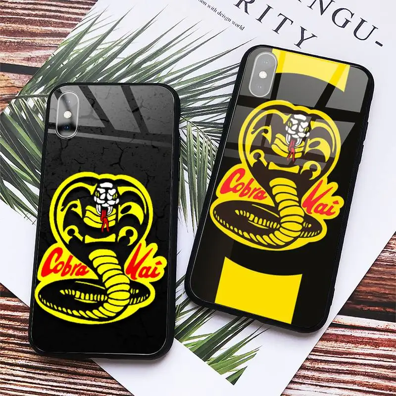 

cobra kai snake comedy movie Phone Case Tempered glass For iphone 6 7 8 plus X XS XR 11 12 13 PRO MAX mini