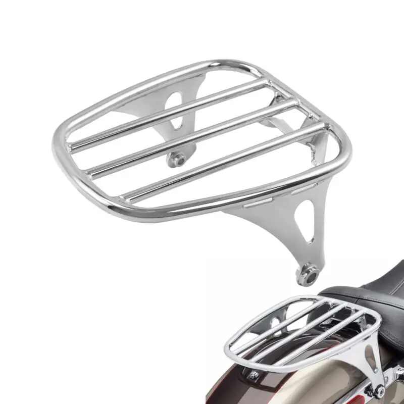 

Motorcycle Solo Five Bar Luggage Bag Rack For Harley Softail Deluxe Heritage Classic FLDE FLHC 2018-2021 2020