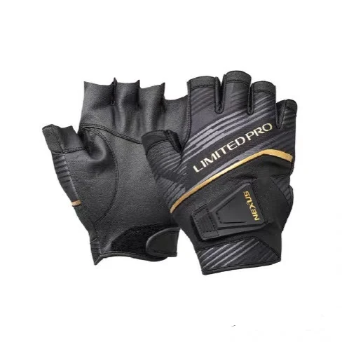 1 пара Нескользящие перчатки с тремя пальцами для рыбалки | Спорт и развлечения