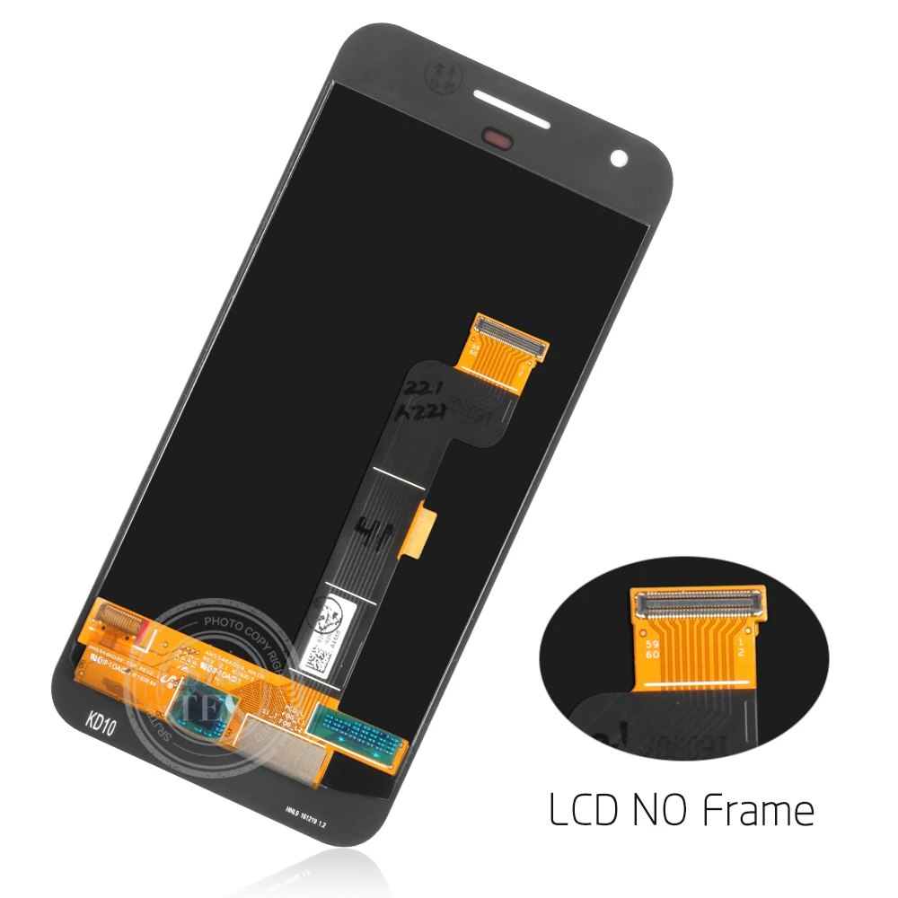 Без битых пикселей оригинальный 5 0 &quotдисплей для HTC Google Pixel LCD Nexus S1 дисплей