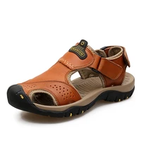 2021genuine leather men shoes summer new large size mens sandals men sandals fashion sandals slippers big size 38 48