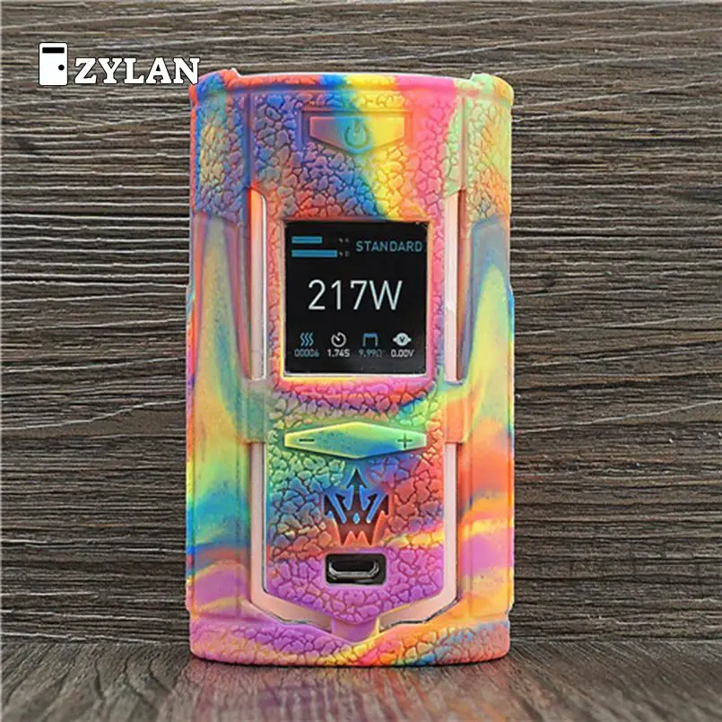Чехол для ZYLAN VooPoo X217 217W TC Box Mod защитный силиконовый чехол с полным покрытием VOOPOO