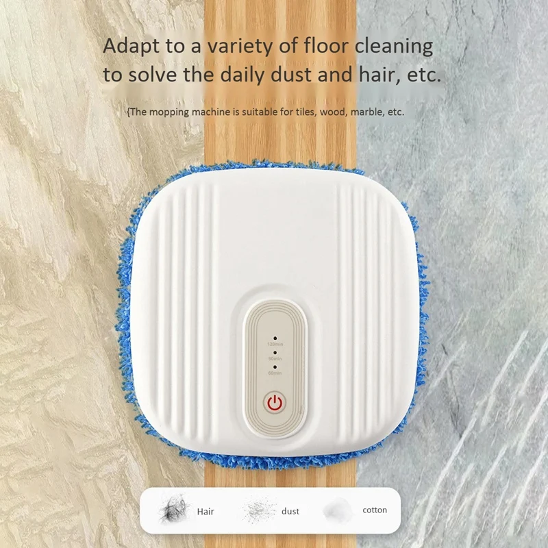 

NEW-Mopping Robot USB Charging Mop Machine Smart Home Automatic Lazy Cleaner to Wipe the Floor Household Cleaning Tools Mops