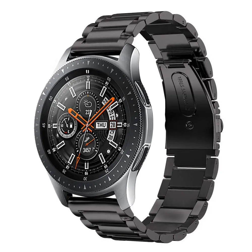 Браслет из нержавеющей стали для Samsung Galaxy watch 46 мм 42 металлический ремешок Gear S3