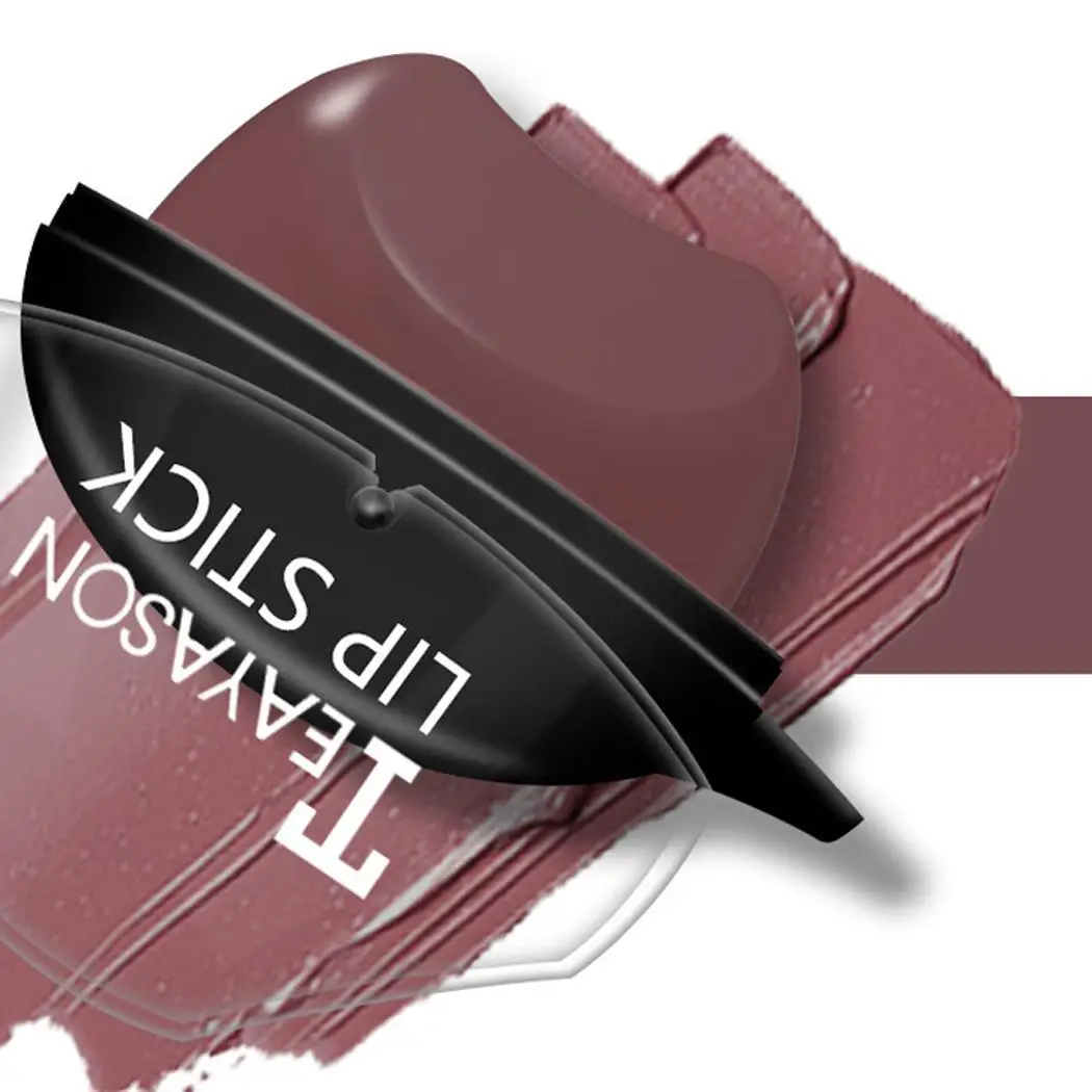 Портативная матовая Форма губ губная помада Водонепроницаемая длинная с