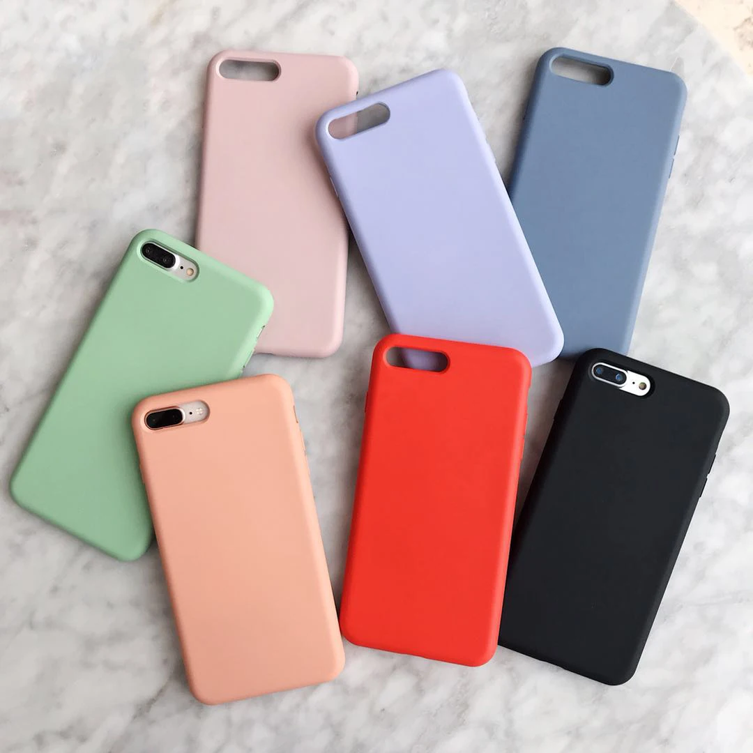 Оригинальный жидкий силиконовый чехол для Xiao mi 8 Lite 9 SE explore ore 6X A2 x 2 2s Red 6 pro 6A 7 Note TPU|