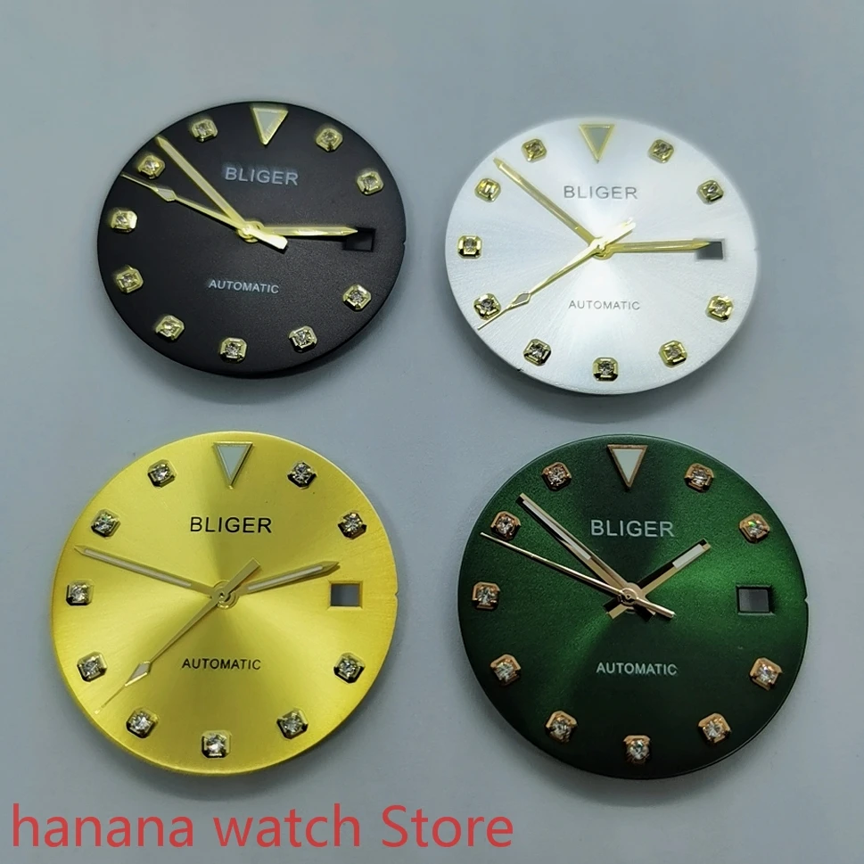 

Продвинутые аксессуары для часов BLIGER 29,2 мм, новый циферблат, мужские часы с ночной пластиной, подходит для Eta 2824/2836 Miyota 8215/8205/821a