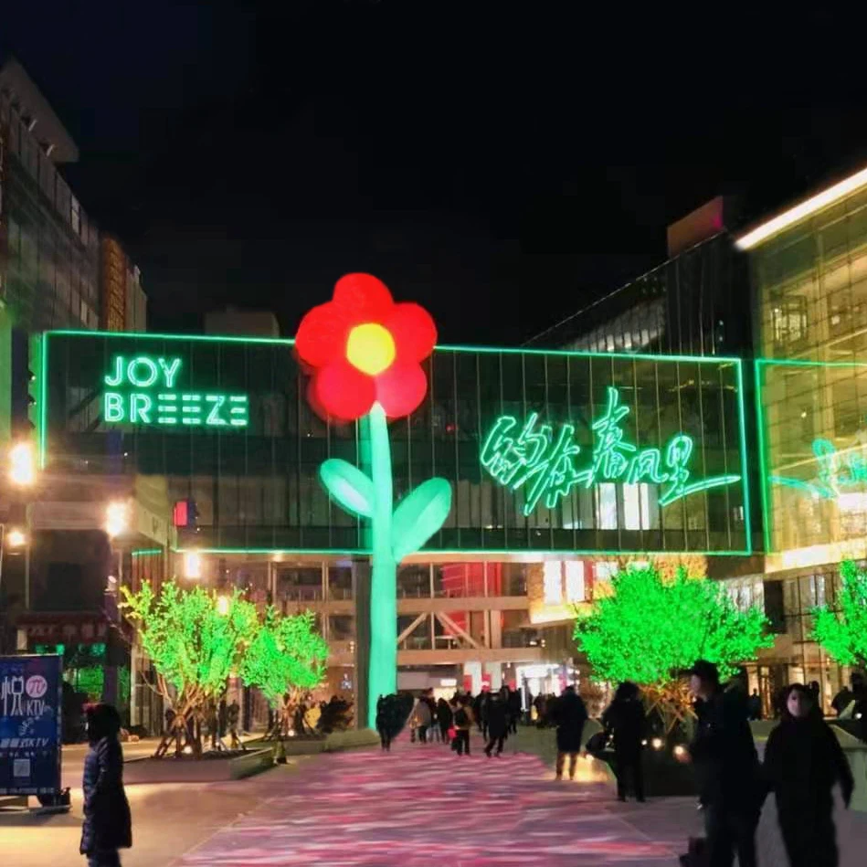 Гигантские надувные растения из Оксфорда на заказ сценическое наземное