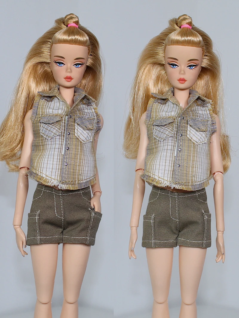 Большая Акция/комплект одежды цвета хаки футболка + шорты/Одежда наряд для 1/6 BJD