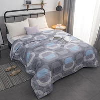fashion summer thin comforter quilt bedspread throws blanket twinqueen king size quilting blankets plaids polyester30