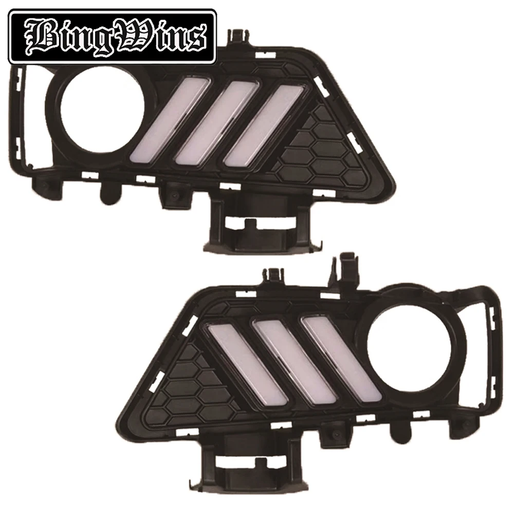 

Car styling For BMW X1 15-19 daytime running lamp new streamer modified fog lamp LED daytime running lamp headlamp assembly