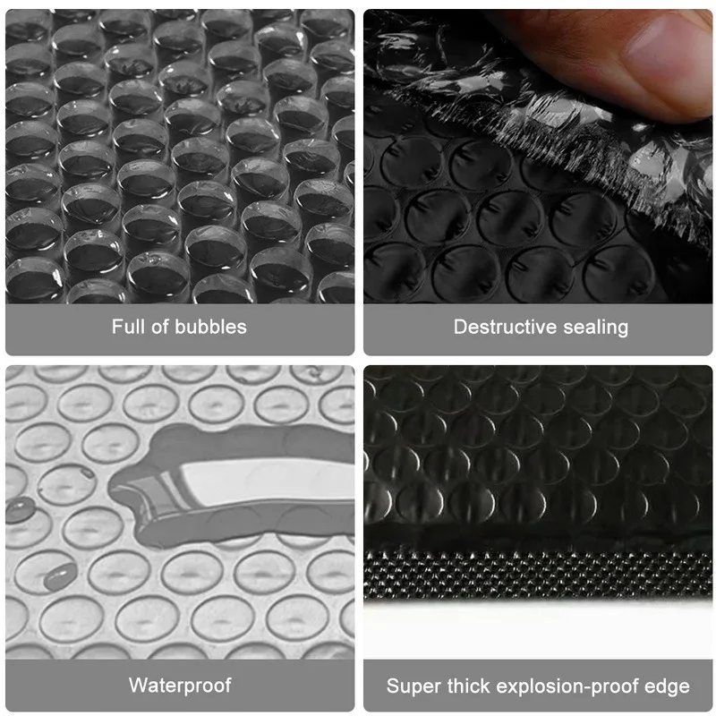 10 шт в воздушно пузырчатой упаковке мешок пузыря PolyMailer уплотнения собственной