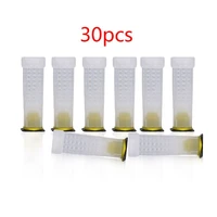 30 pcs queen cell cup cage protection bee breeding abutment equipment beekeeping tools insectary box