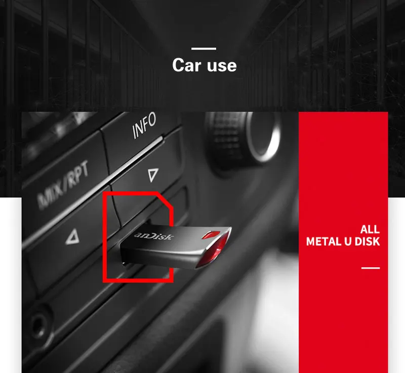 SanDisk флеш-диск USB 2,0 CZ71 мини Флешка 8 ГБ/16 ГБ/32 ГБ/64 Гб высокоскоростная карта памяти, Флеш накопитель U диск устройство для хранения для ПК