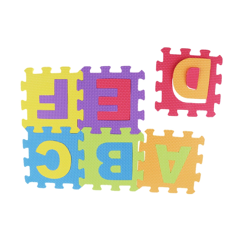 36 плиток Алфавит пена головоломка играть мат блокировка головоломки