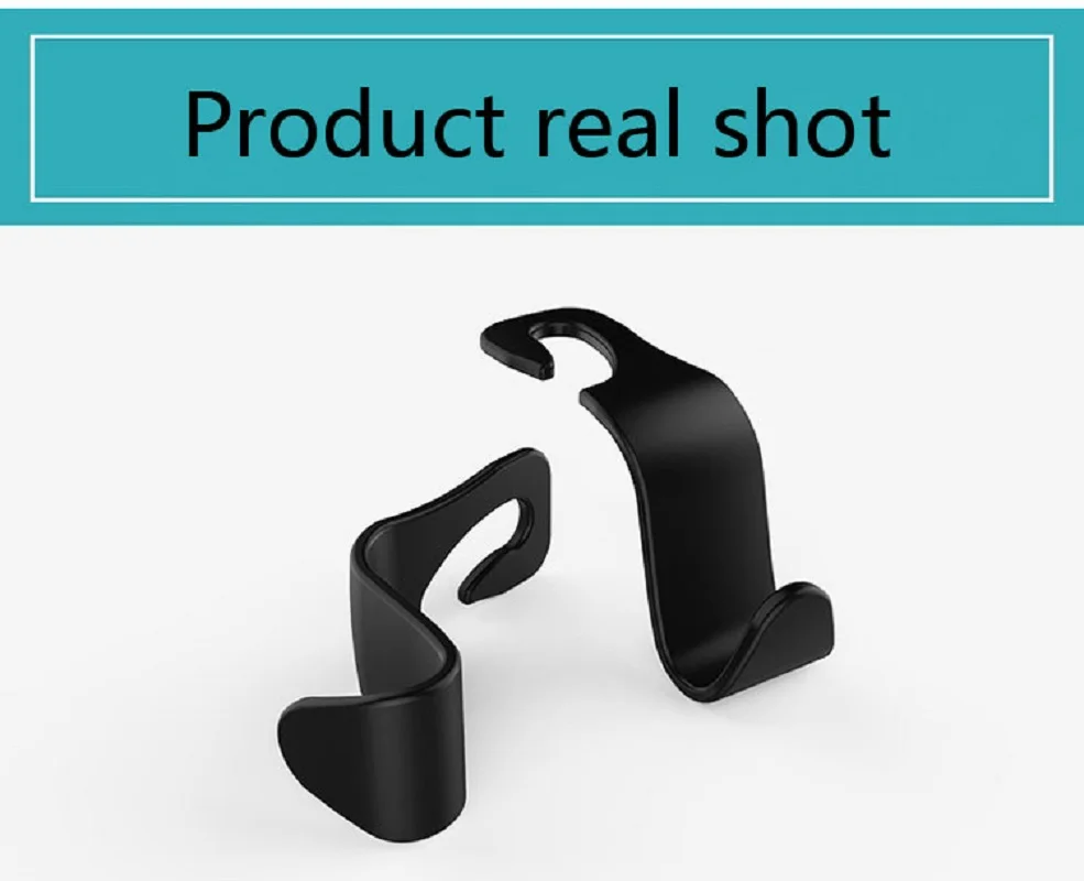 2Pcs Car Seat Back Hooks Trunk Organizer Vehicle Headrest Hanger Clips Durable Handbag Storage Accessries | Автомобили и
